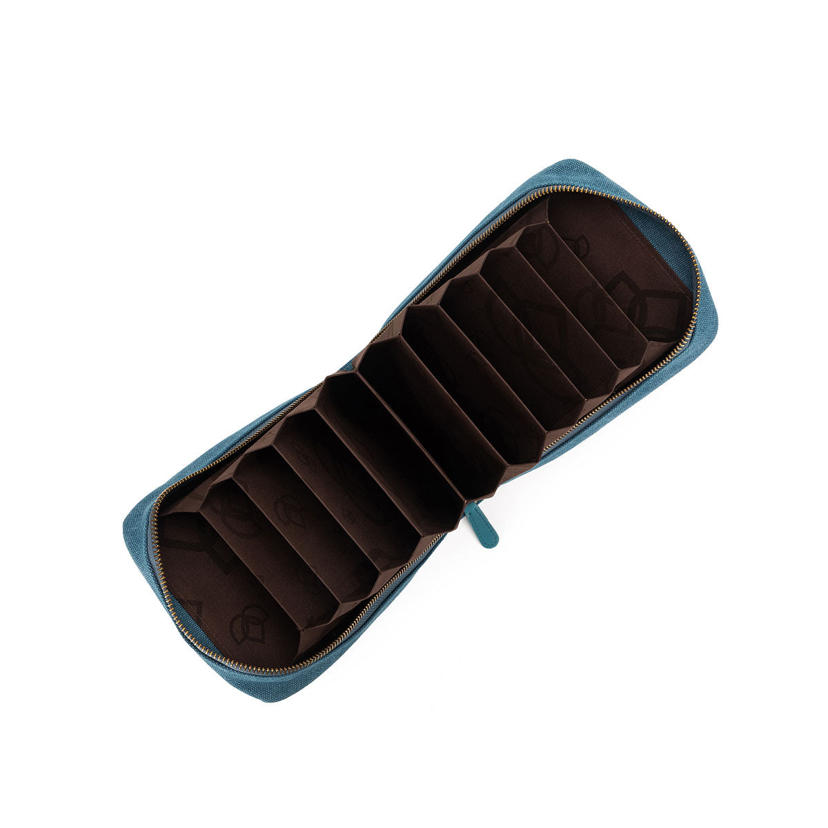 della Q Maker's Circular Needlecase - Teal - Extra Image
