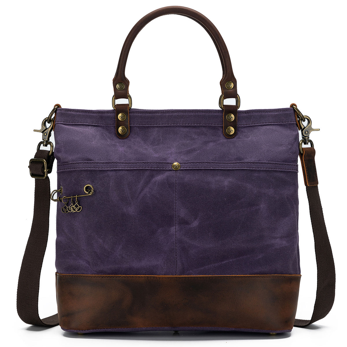della Q Maker's Canvas Tote - Purple - Zoom Image