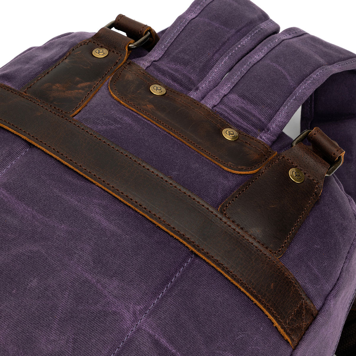 della Q Maker's Canvas Backpack - Purple - Extra Image