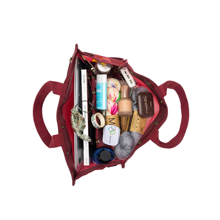 della Q Maker's Mesh Tote - Mustard - Extra Image