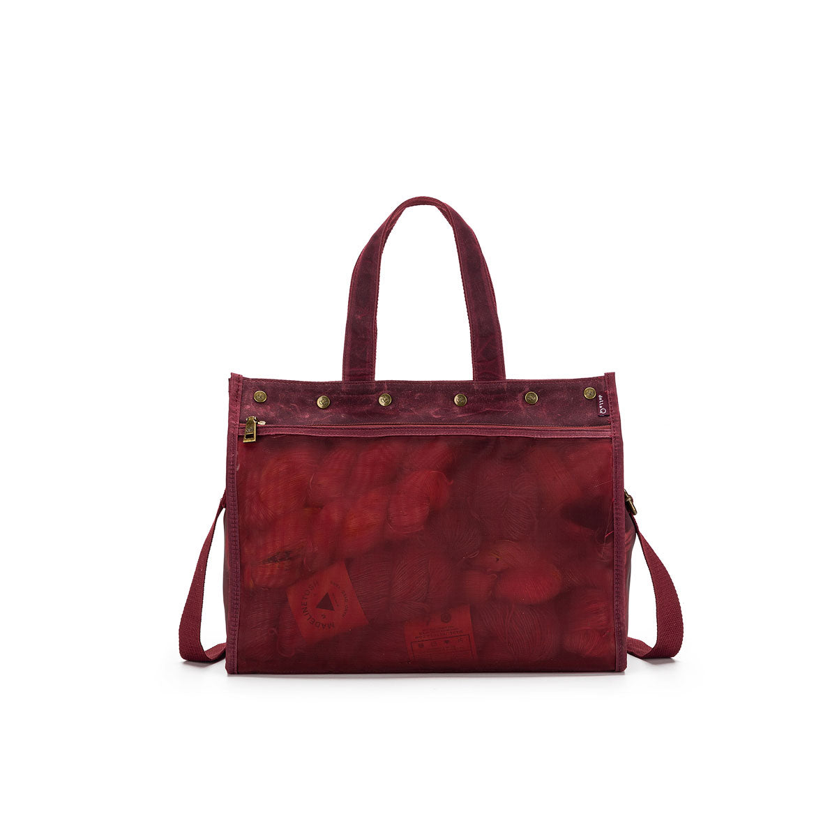 della Q Maker's Mesh Tote - Olive - Extra Image