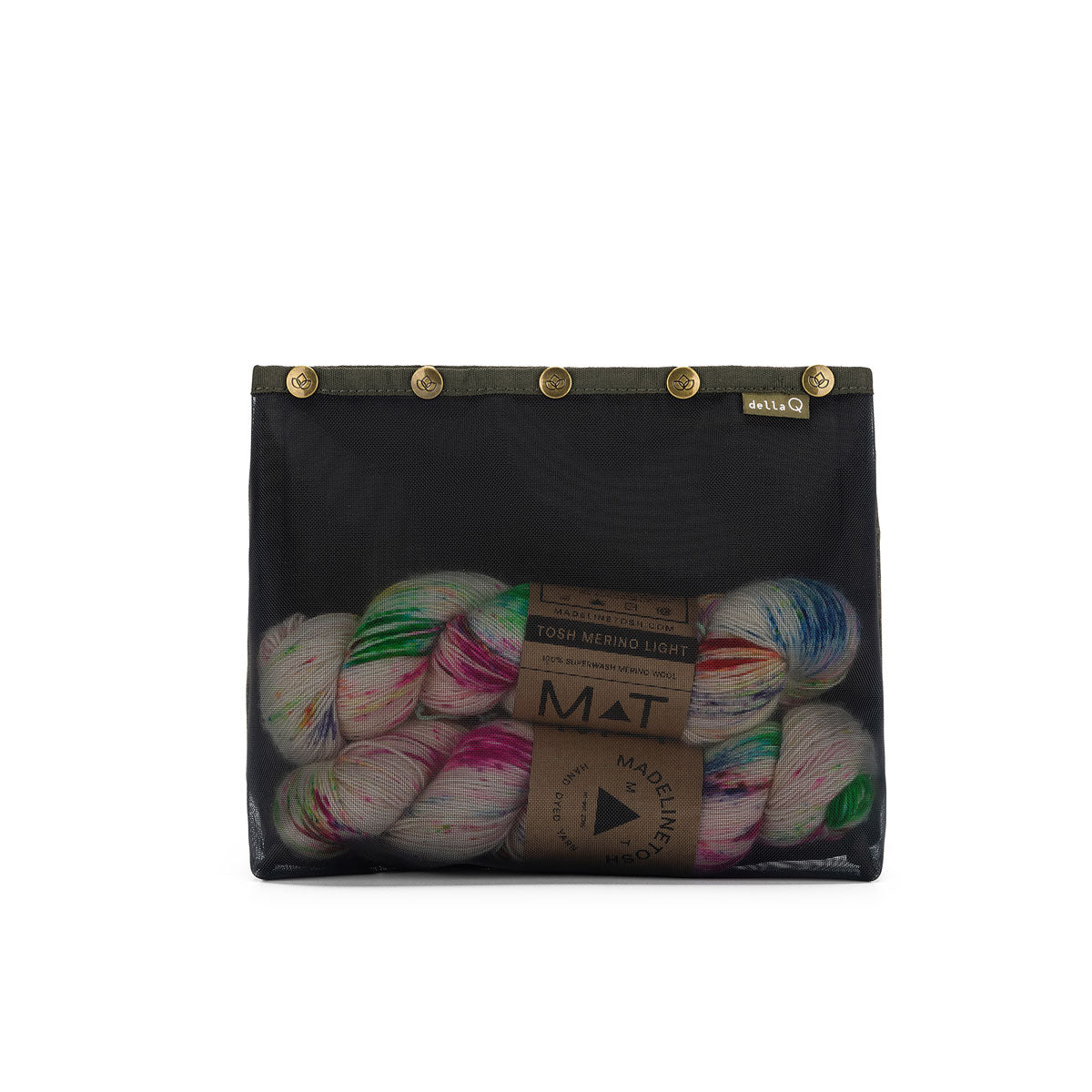 della Q Maker's Mesh Tote - Olive - Extra Image