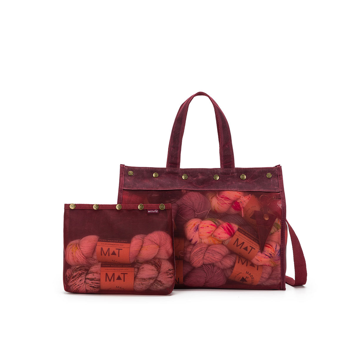 della Q Maker's Mesh Tote - Purple - Extra Image