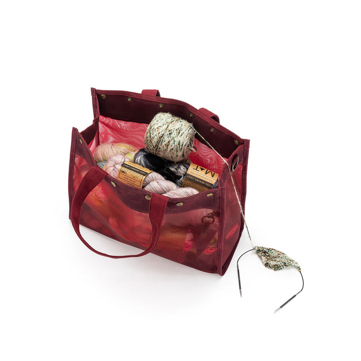 della Q Maker's Mesh Tote - Purple - Extra Image