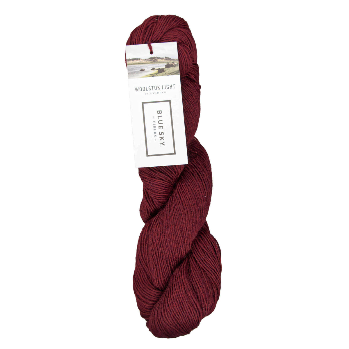 Blue Sky Fibers Woolstok Light Yarn - 2310 Cranberry Compote - Zoom Image
