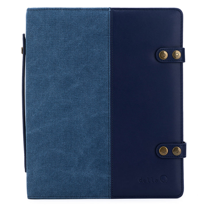 della Q Hook & Needle Notebook - Indigo - Zoom Image