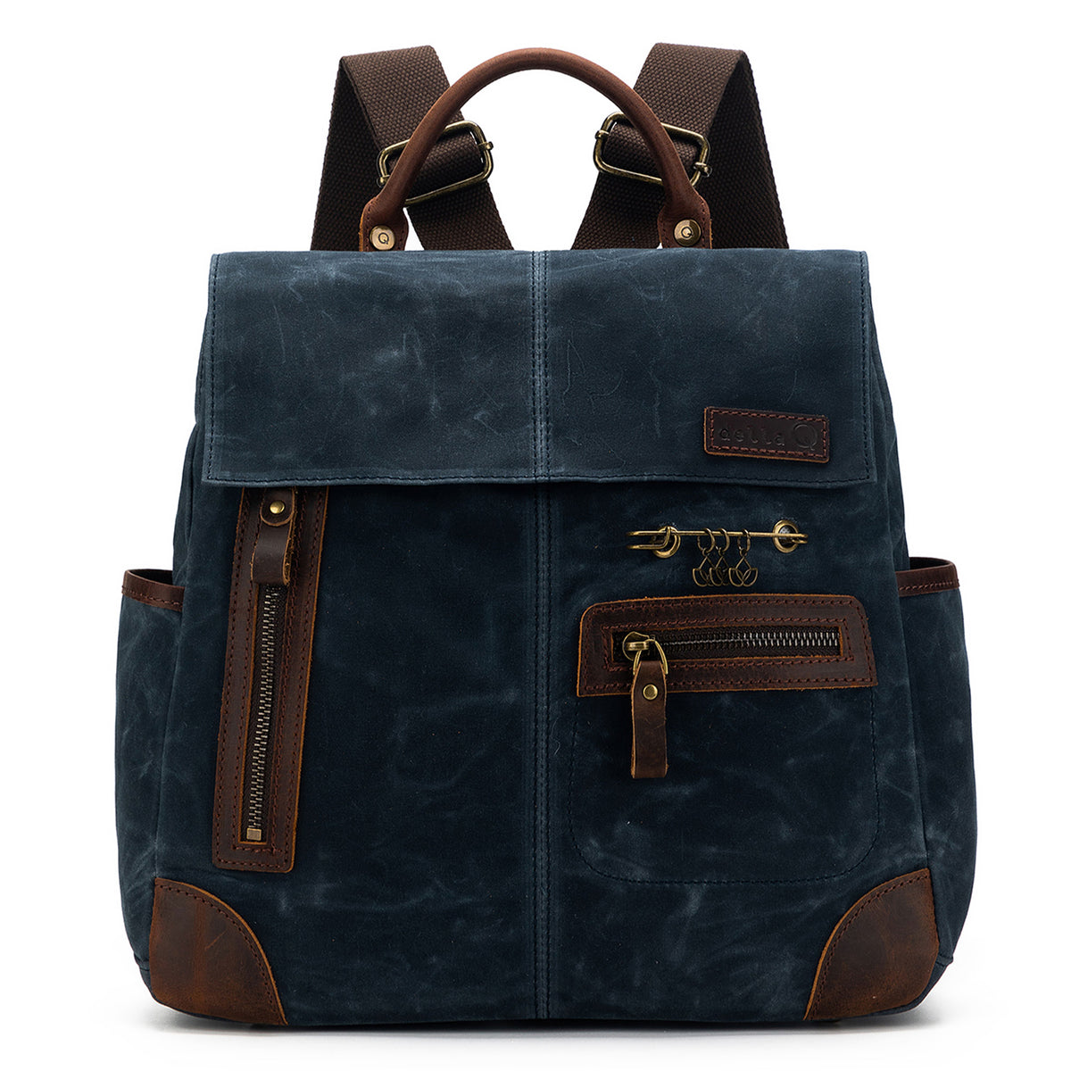 della Q Maker's Midi Backpack - Blue - Zoom Image
