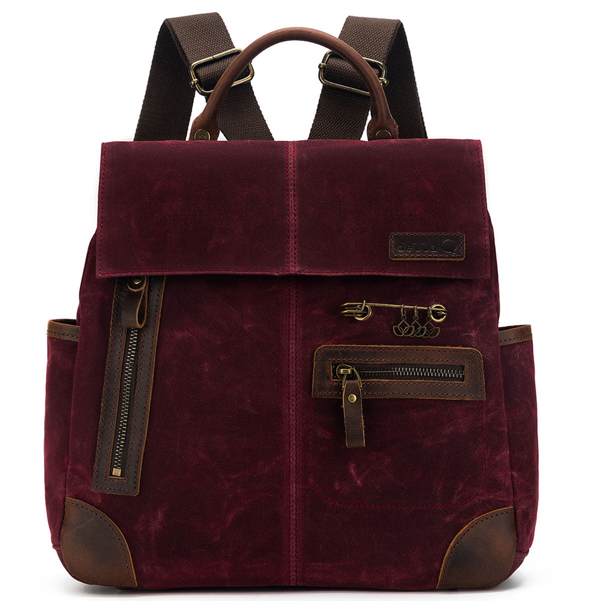 della Q Maker's Midi Backpack - Red - Extra Image
