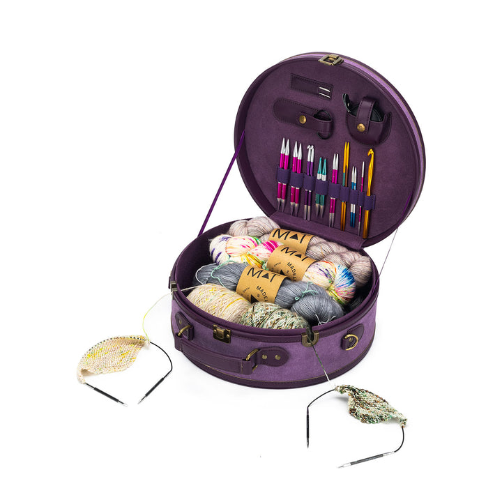 della Q Maker's Hat Box - Maroon - Extra Image
