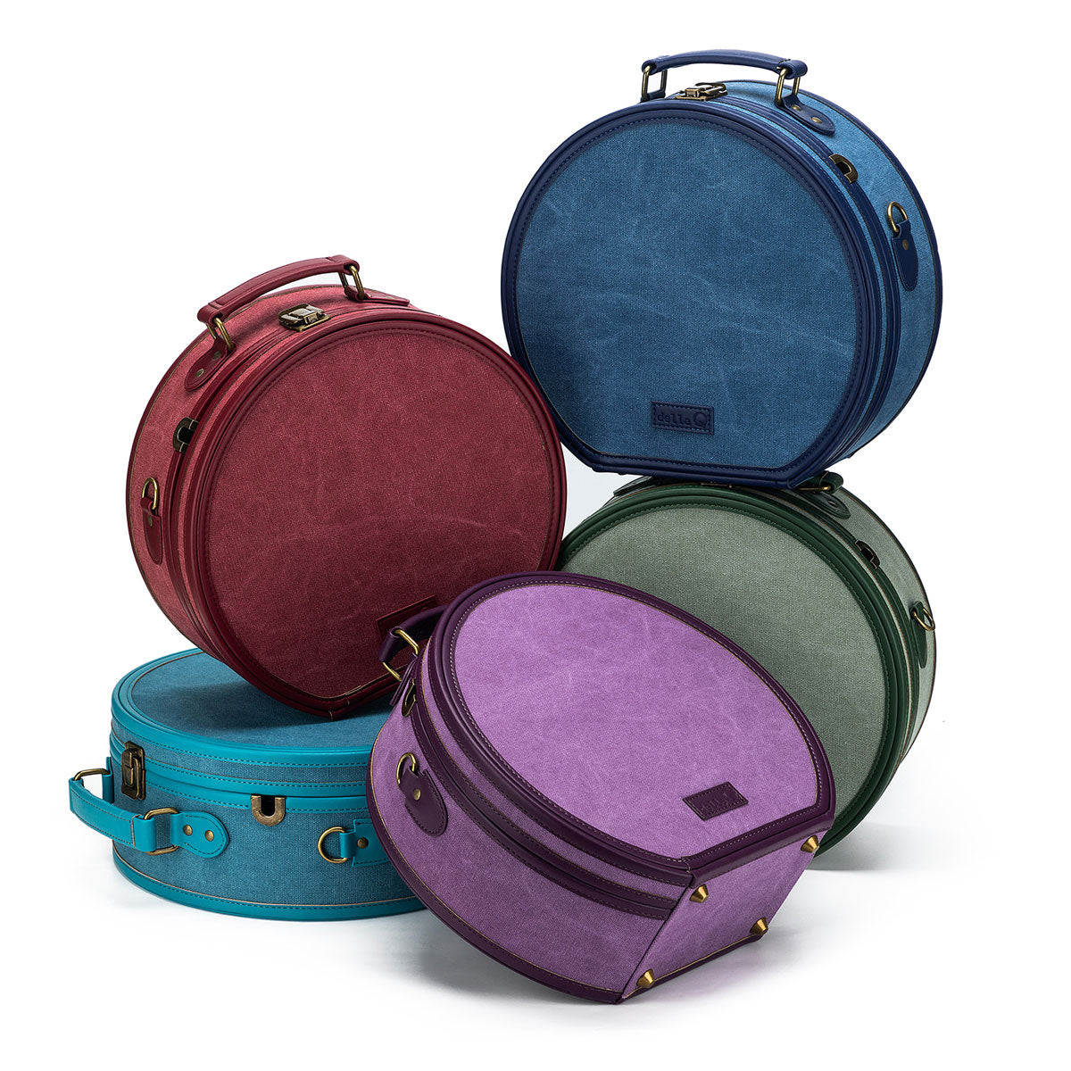 della Q Maker's Hat Box - Teal - Extra Image