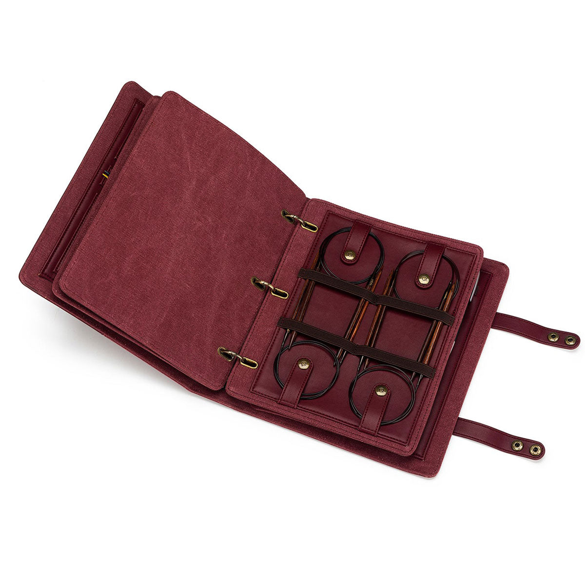 della Q Hook & Needle Notebook - Plum - Extra Image