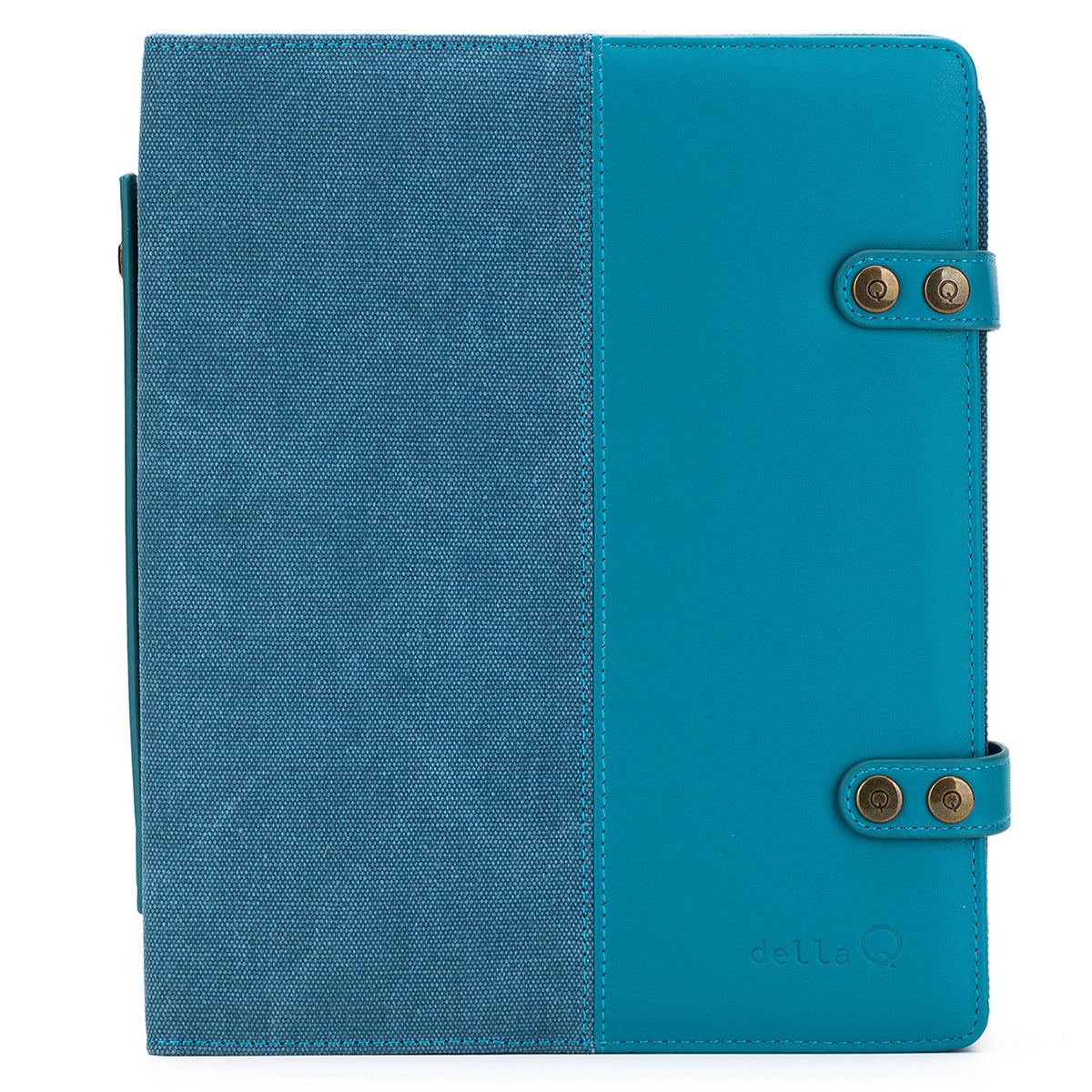 della Q Hook & Needle Notebook - Teal - Zoom Image
