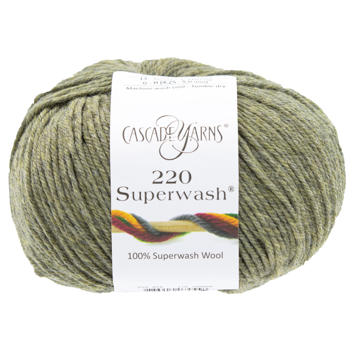 Cascade Yarns 220 Superwash Yarn - 0378 Sparrow - Zoom Image
