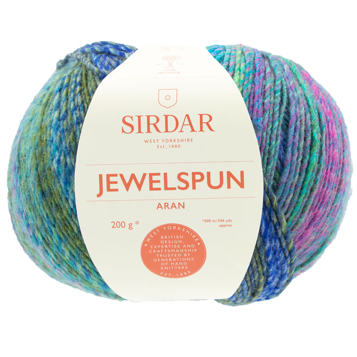 Sirdar Jewelspun Yarn - 853 Midnight Sapphire - Extra Image