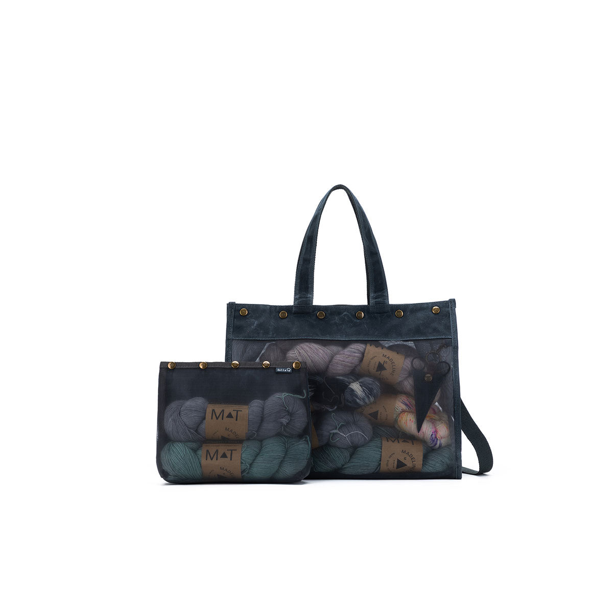 della Q Maker's Mesh Tote - Blue - Extra Image