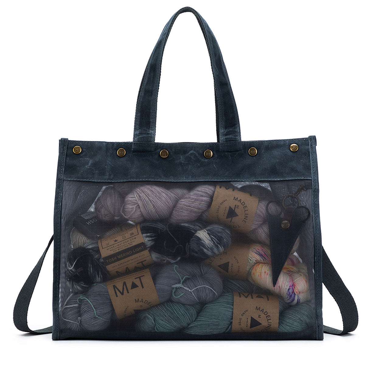 della Q Maker's Mesh Tote - Blue - Extra Image
