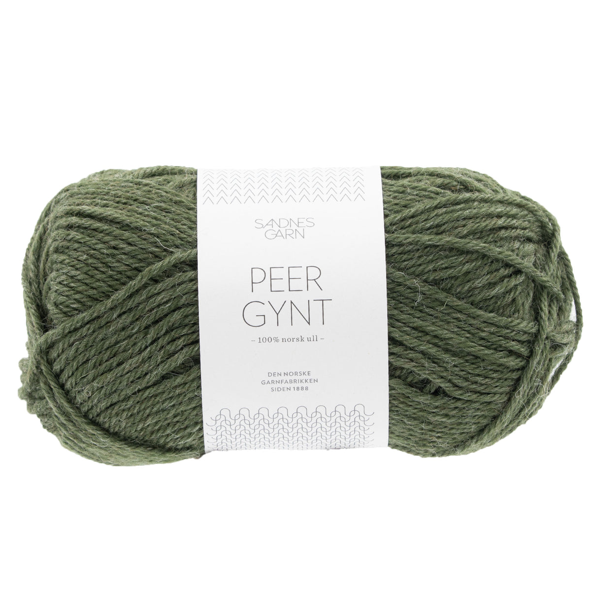 Sandnes Garn  Peer Gynt Yarn - 9572 Dk Green Heather - Zoom Image
