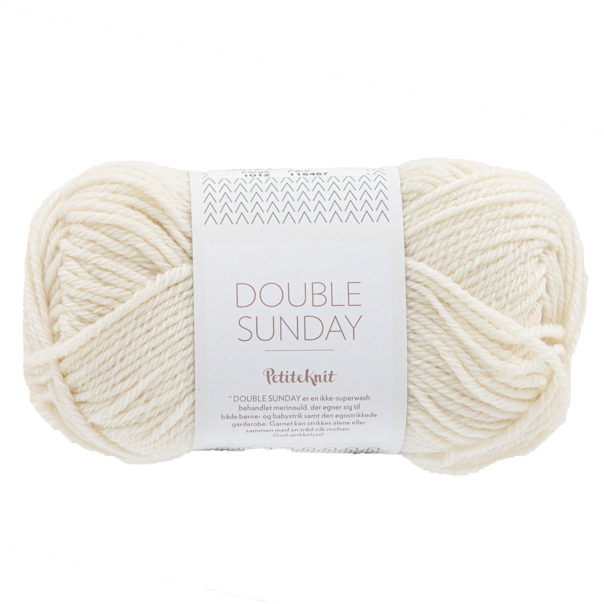 Sandnes Garn  Double Sunday Yarn - 1012 Whipped Cream (Petite Knits Color Palette) - Zoom Image
