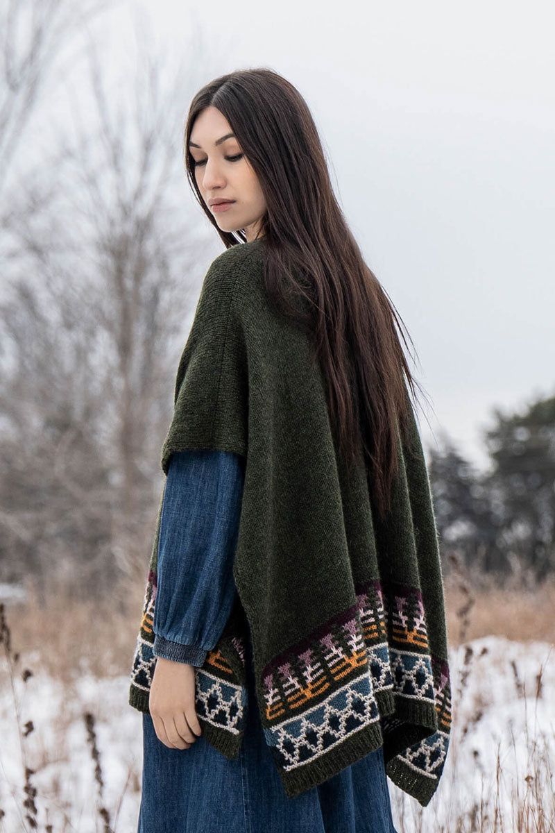 Blue Sky Fibers Kits - Woodland Ruana Kit - Extra Image