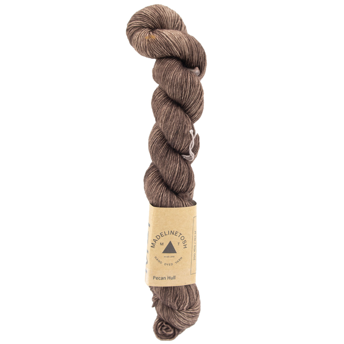 Madelinetosh Halfsies Yarn - Pecan Hull - Zoom Image