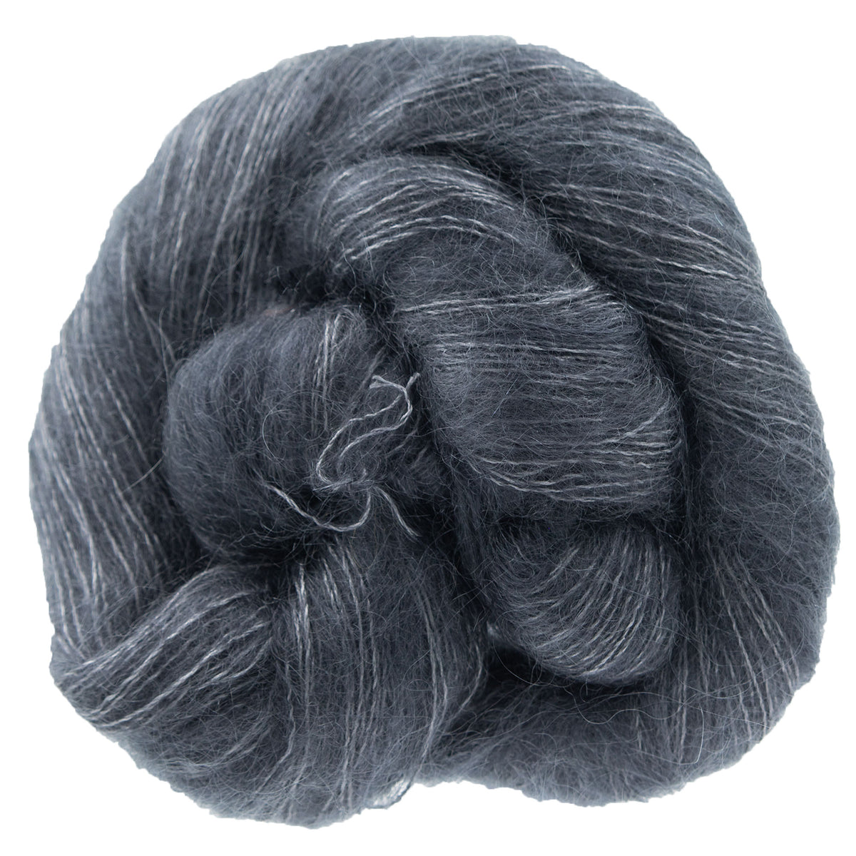 Madelinetosh Tosh Silk Cloud Mill Dyed Yarn - Tar - Zoom Image
