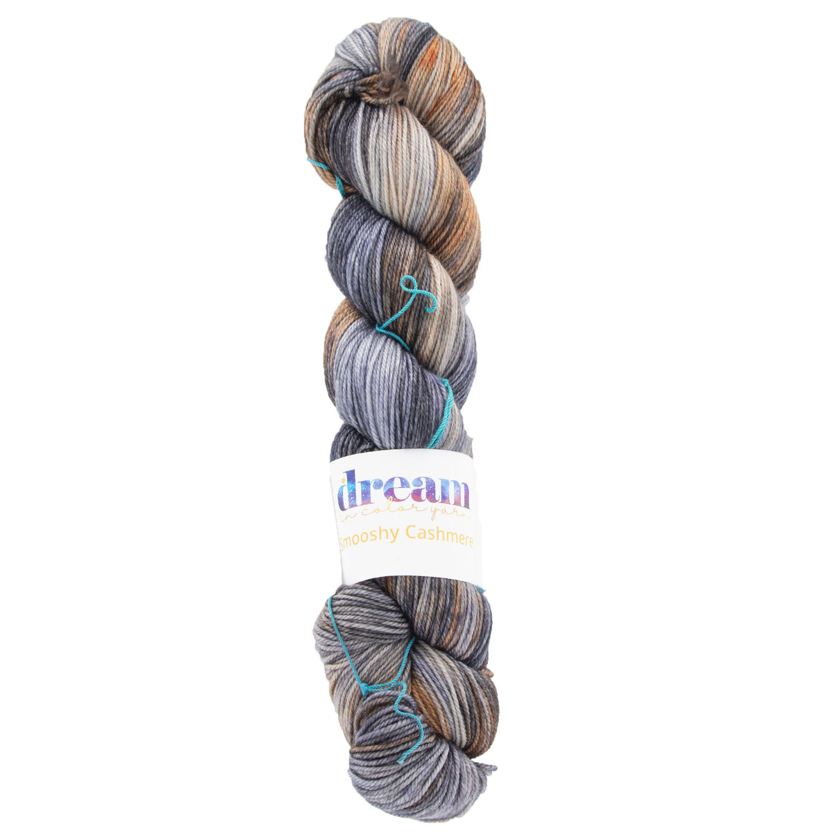 Dream in Color Smooshy Cashmere Yarn - Leather Wave - Zoom Image
