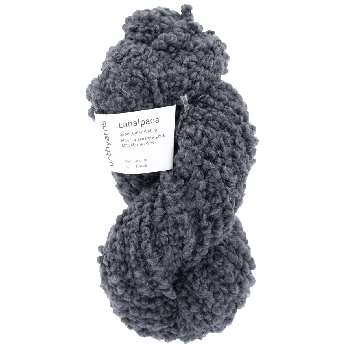Urth Yarns Lanalpaca Yarn - Granite - Zoom Image

