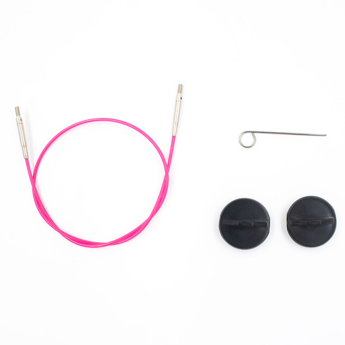 LYKKE Crafts Interchangeable Needle Cords - Pink - 60"/150 cm [for 5" tips] - Zoom Image
