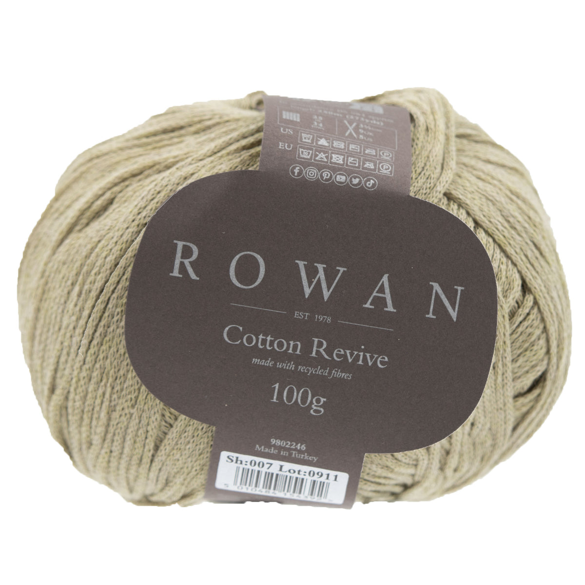 Rowan Cotton Revive Yarn - 007 Wash - Zoom Image