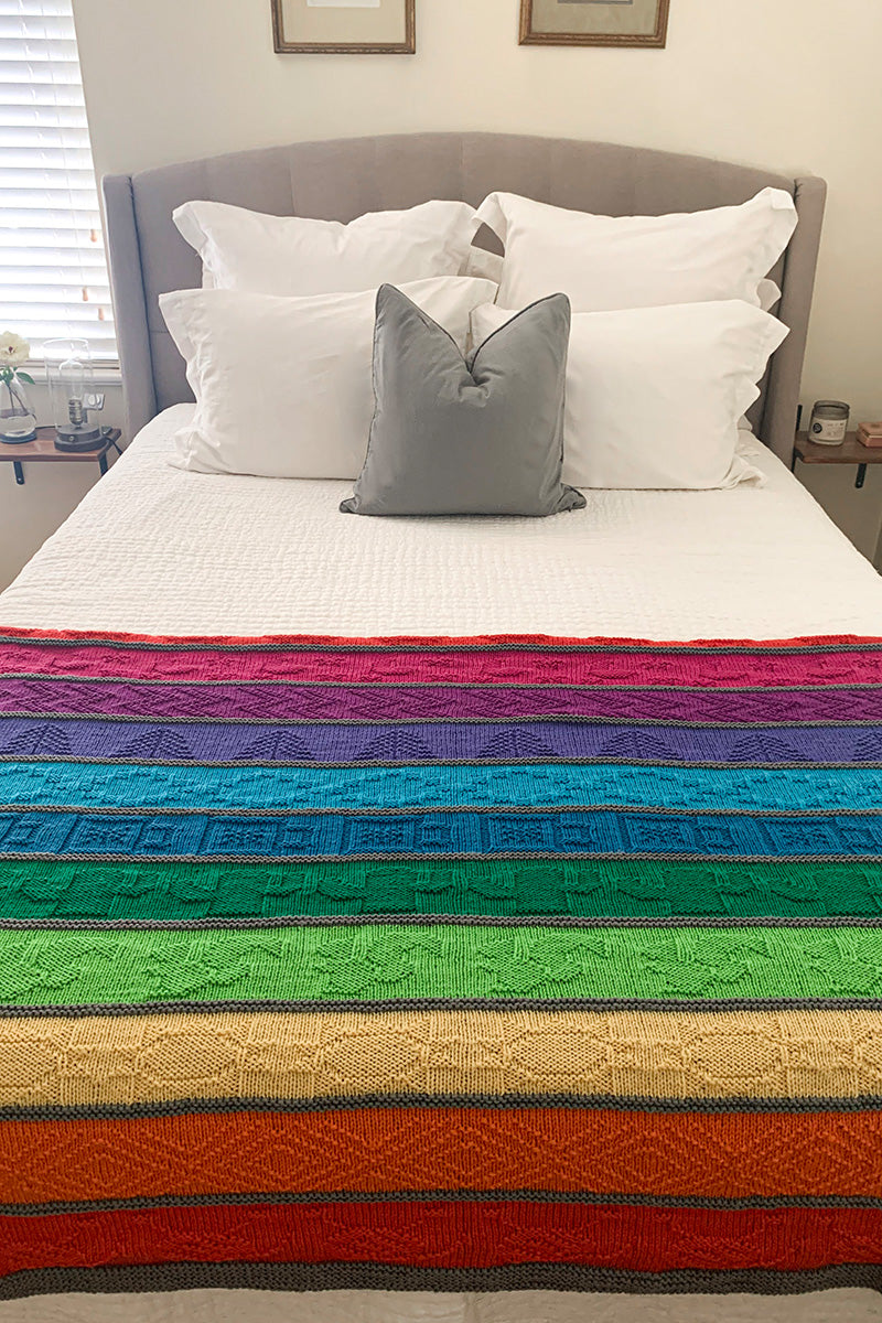 Cascade Cascading Rainbows Blanket  Kit - Extra Image