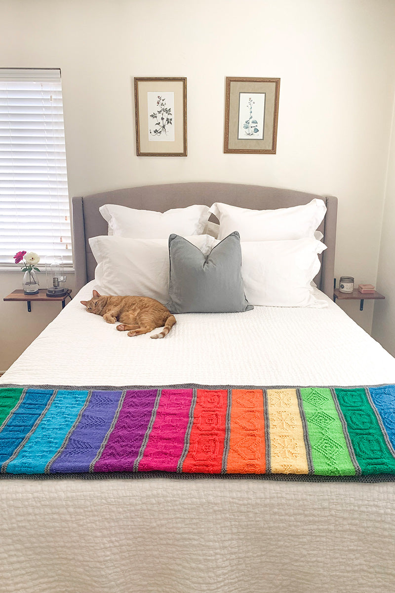 Cascade Cascading Rainbows Blanket  Kit - Extra Image