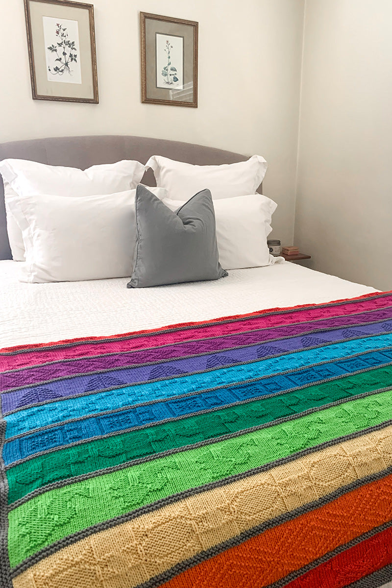 Cascade Cascading Rainbows Blanket  Kit - Extra Image