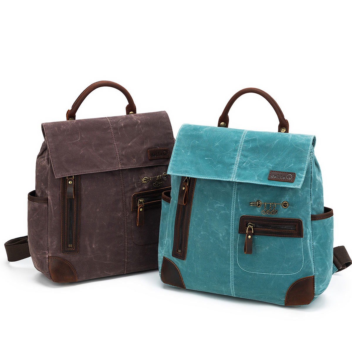 della Q Maker's Midi Backpack - Cocoa - Extra Image