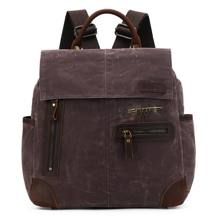 della Q Maker's Midi Backpack - Cocoa - Extra Image