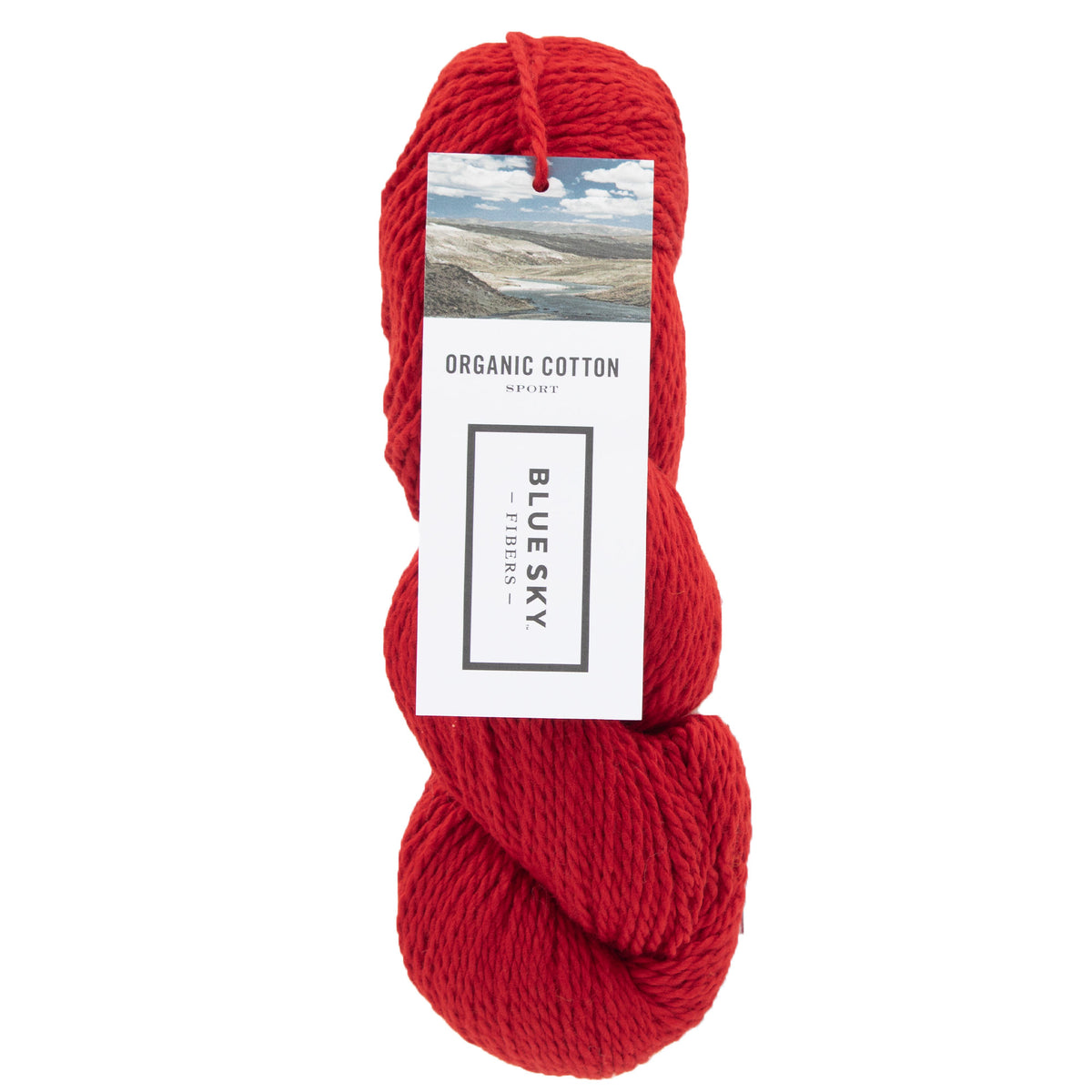 Blue Sky Fibers Organic Cotton Sport Yarn - 241 - True Red - Zoom Image

