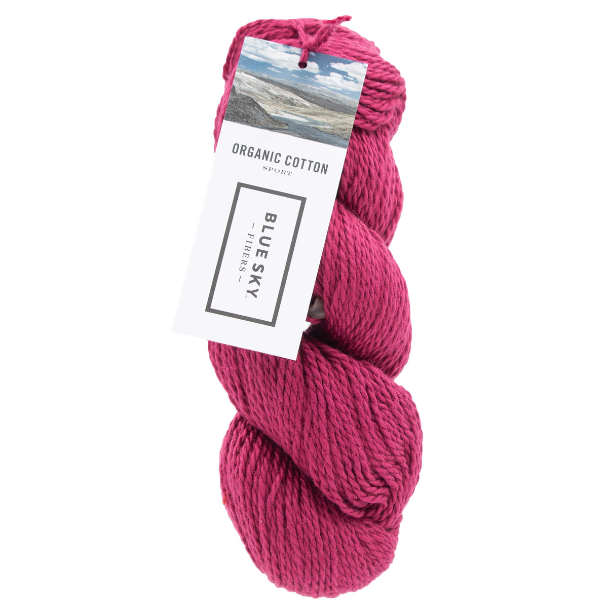 Blue Sky Fibers Organic Cotton Sport Yarn - 237 - Raspberry - Zoom Image
