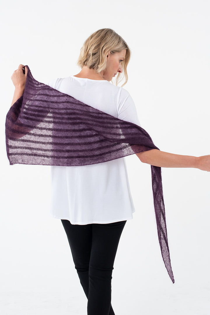 Madelinetosh Tosh Patterns - Ossa Wrap - PDF Download - Extra Image