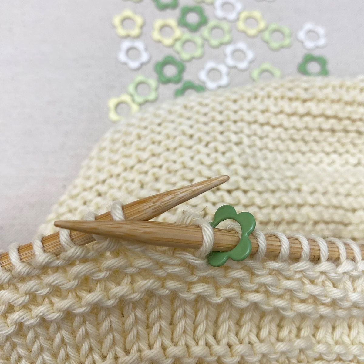 Allstitch Studio Seamless Stitch Markers - Large - Wildflowers - Extra Image