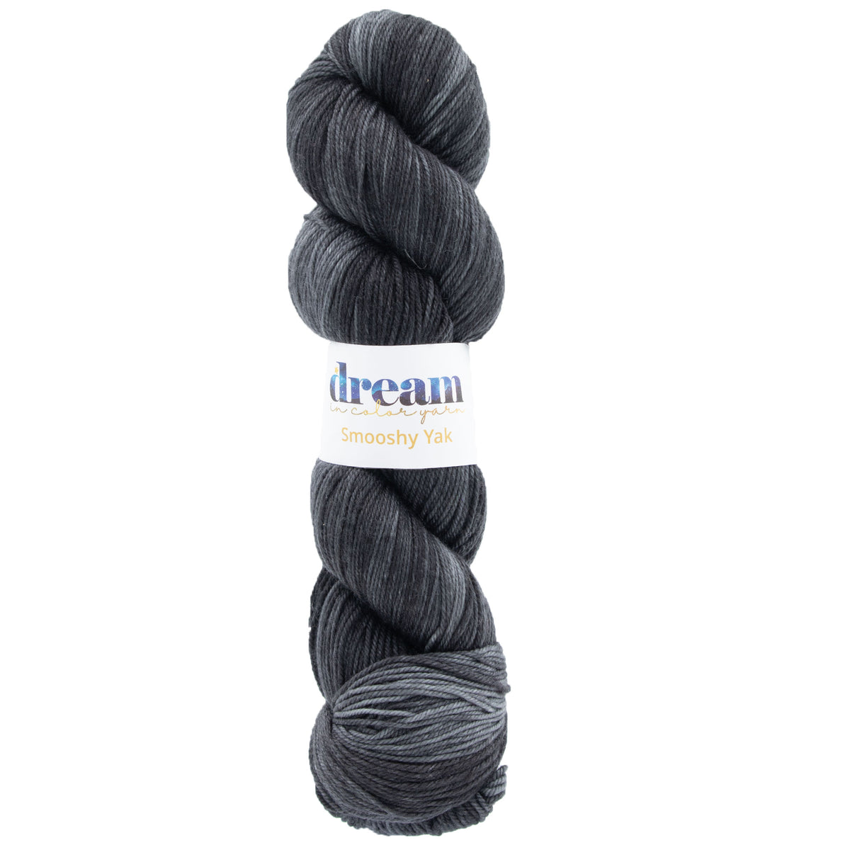 Dream in Color Smooshy Yak Yarn - Black Pearl - Zoom Image
