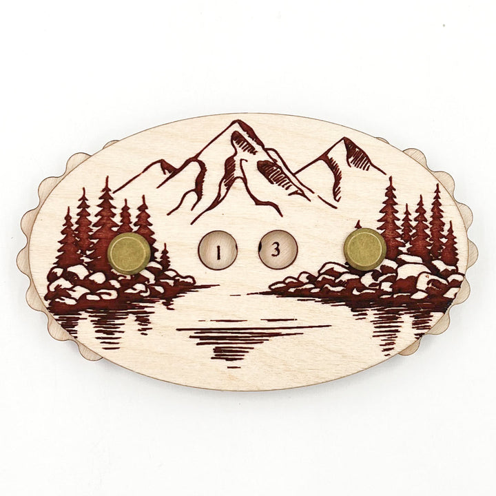 Sunrise Grove Row Counter - Stitch Mountain - Maple Wood - Extra Image