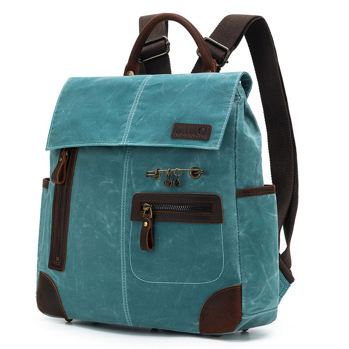 della Q Maker's Midi Backpack - Teal - Extra Image