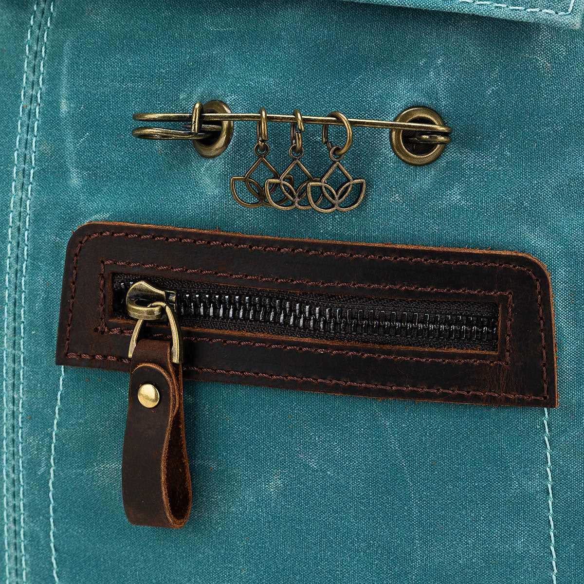 della Q Maker's Midi Backpack - Teal - Extra Image