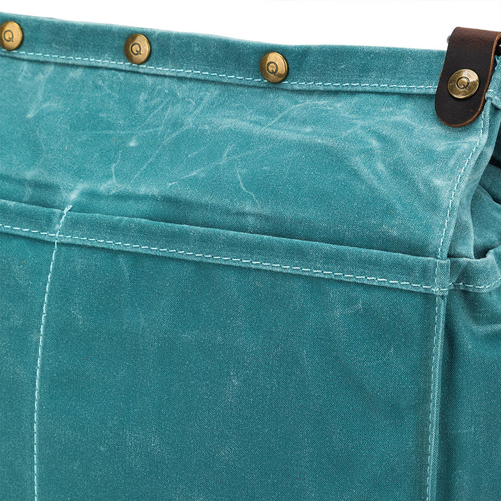 della Q Maker's Canvas Rucksack - Teal - Extra Image