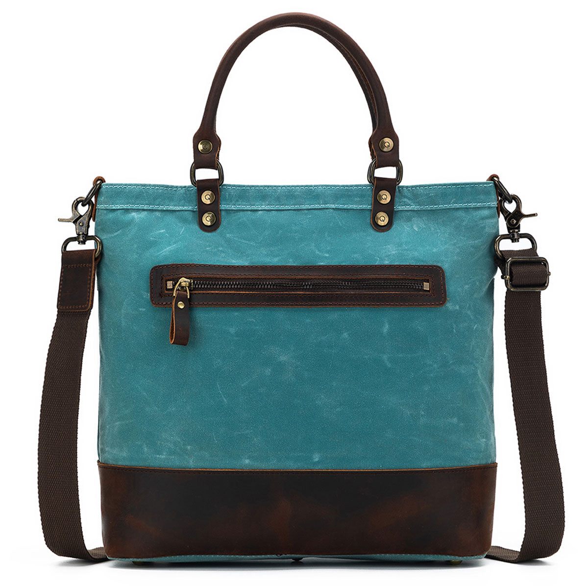 della Q Maker's Canvas Tote - Teal - Extra Image