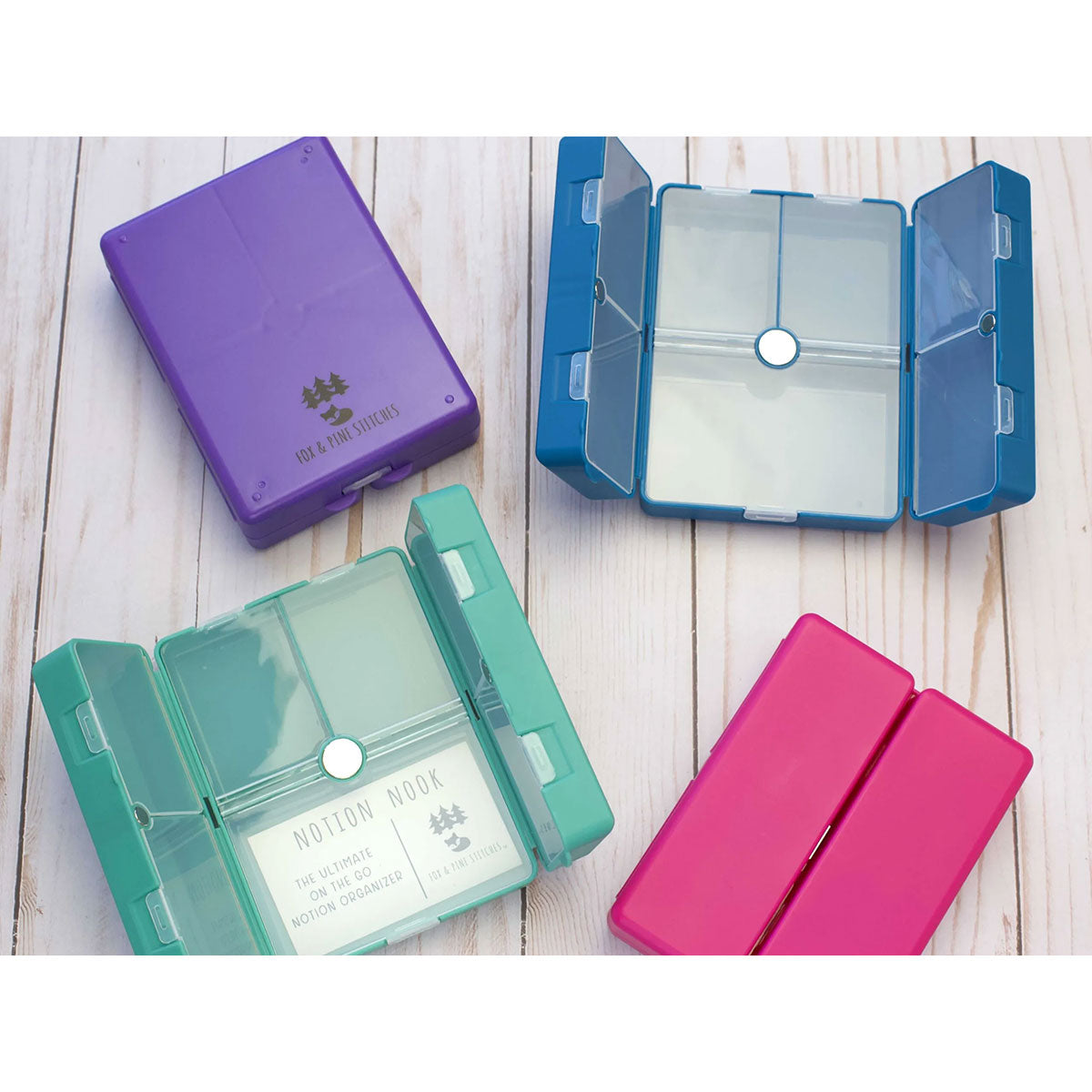 Fox & Pine Stitches Notion Nooks - Teal - Extra Image