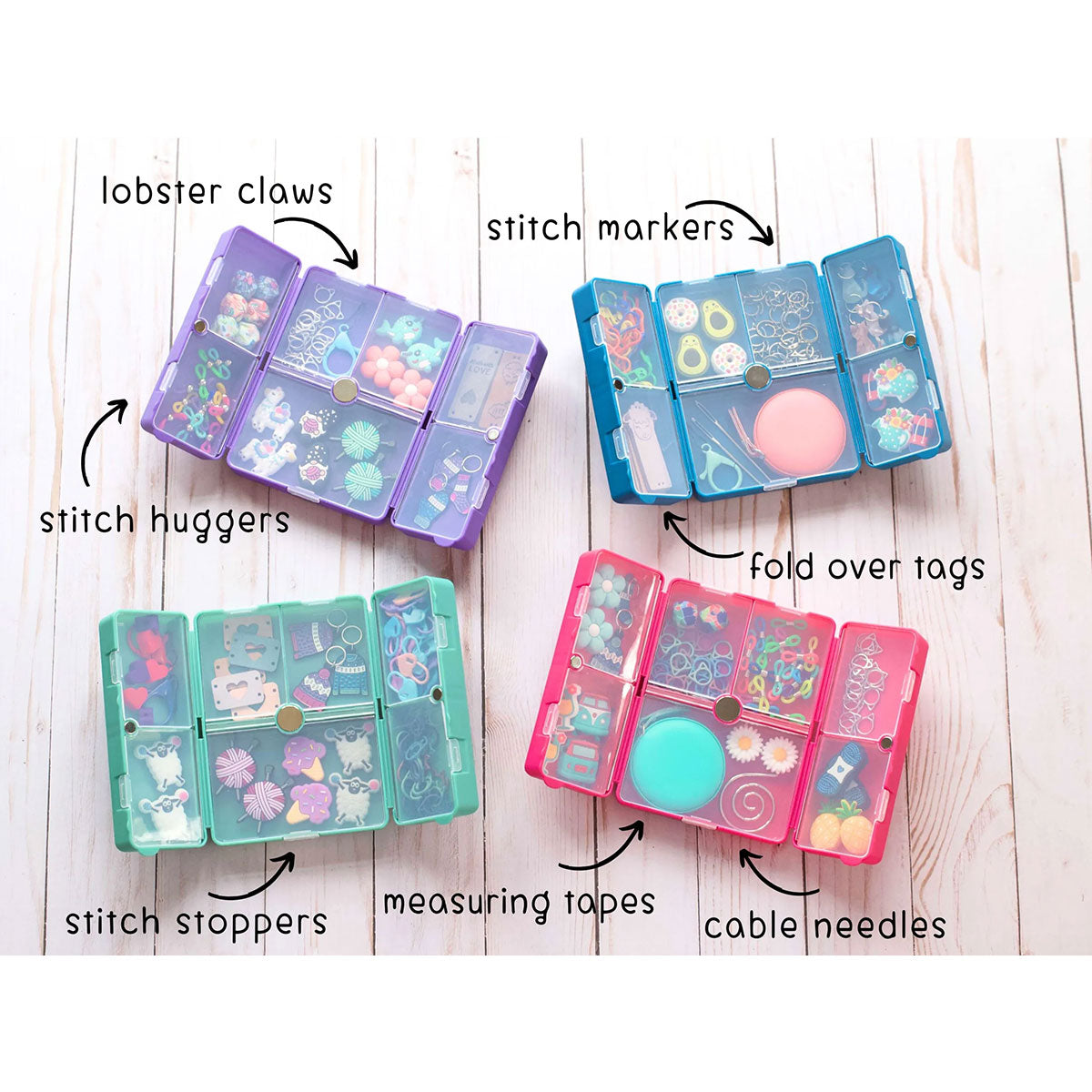 Fox & Pine Stitches Notion Nooks - Pink - Extra Image