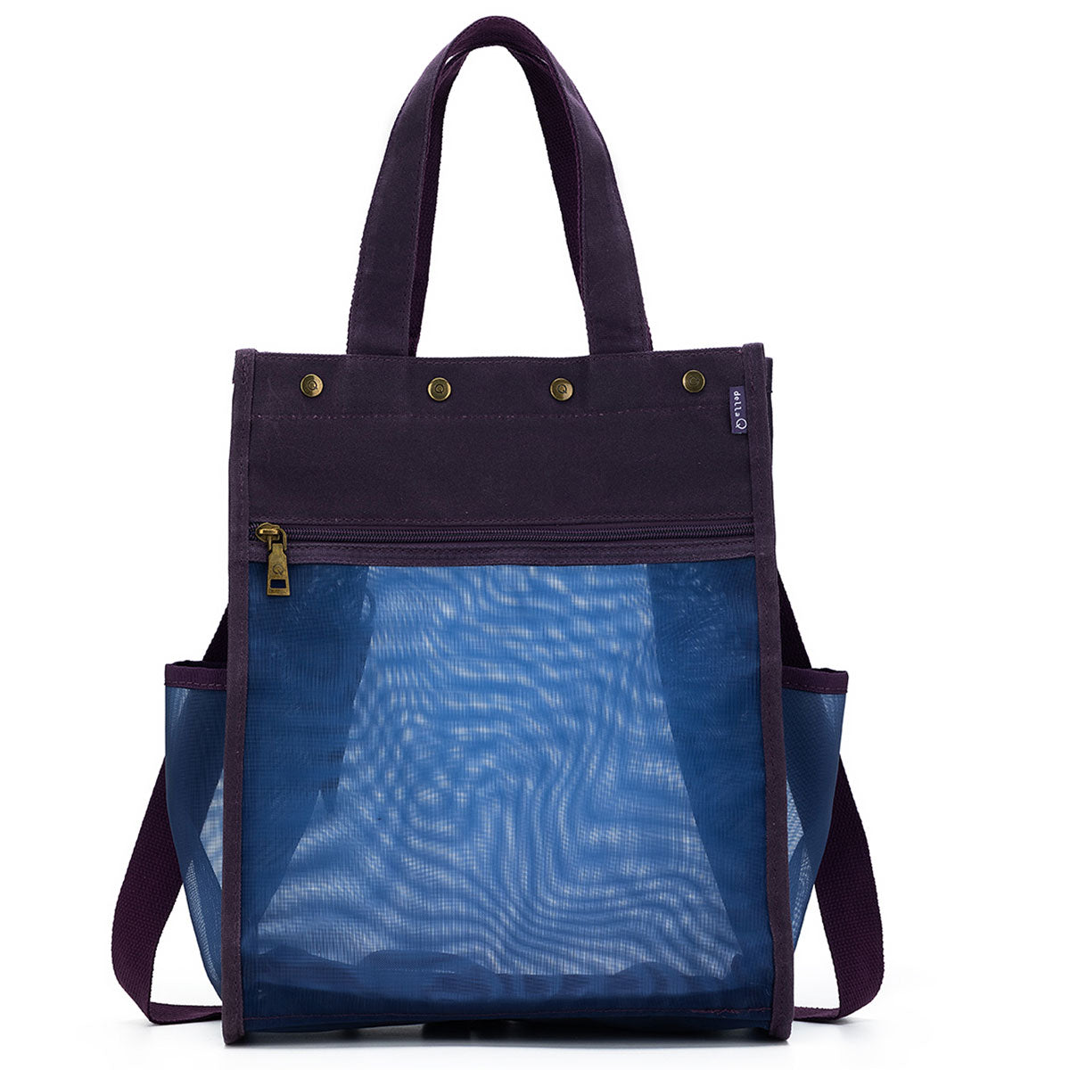della Q Maker's Tall Mesh Tote - Purple - Extra Image
