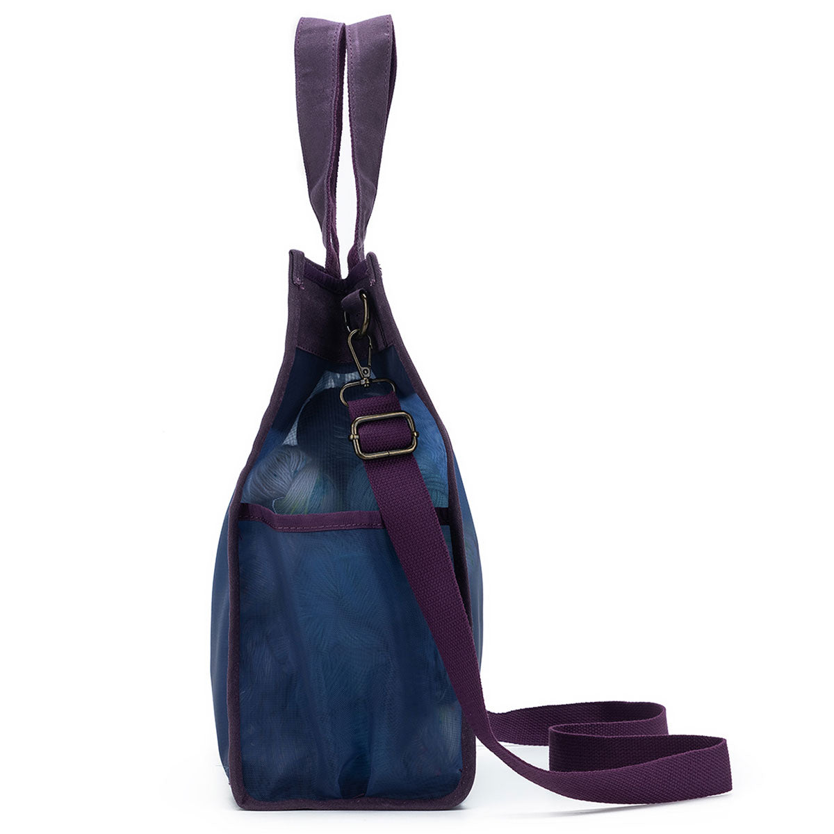 della Q Maker's Tall Mesh Tote - Purple - Extra Image