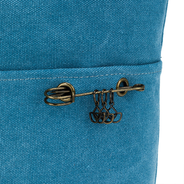 della Q Nora Bucket Bag - Teal (Pre-Order) - Extra Image