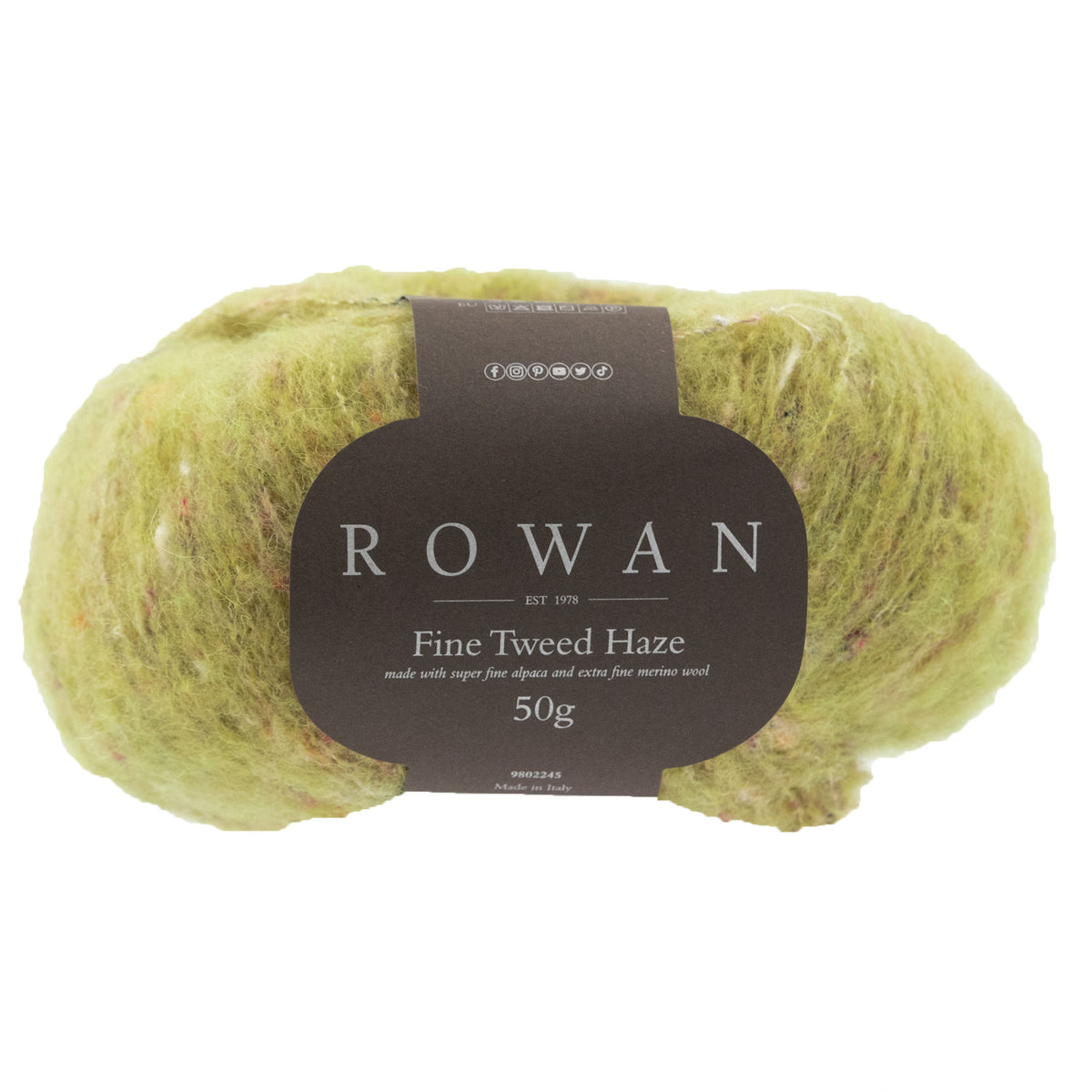 Rowan Fine Tweed Haze Yarn - 011 Moss - Zoom Image